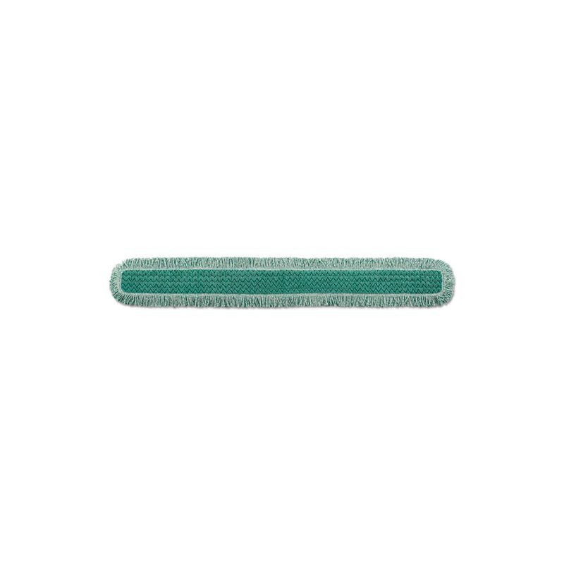 HYGEN Dust Mop Heads With Fringe, Green, 60 in., Microfiber, Cut-End HYGEN Dust Mop Heads With Fringe, Green, 60 in., Microfiber, Cut-End