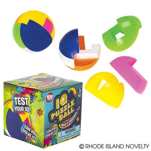 Rhode Island Novelty 3 IQ PUZZLE BALL