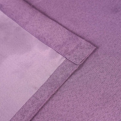 Wisteria Linen-Inspired Blackout Curtain Panels, 42" x 108", Set of 2