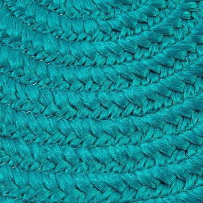 Colonial Mills Port Royale Braided Rug, Turquoise 9x9, Round Shape