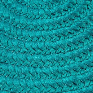 Colonial Mills Port Royale Braided Rug, Turquoise 9x9, Round Shape - 1 of 4