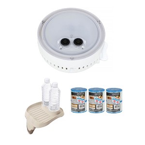 Intex Multi-Colored LED Spa Light and Cup Holder & Type S1 Pool Filters (3 Pack) - 1 of 4