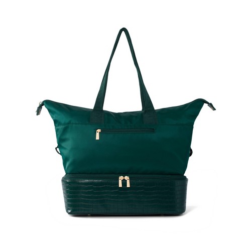 On the Go Interior Zipped Pocket Style Felt Bag and Purse 