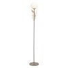 65.5" Raven Candlestick Floor Lamp - River of Goods: White Globe, Arrow Accents, LED Compatible - 2 of 4