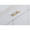 Elegant Lighting Quinn 4Inch Center to Center Brass Bar Pull Multipack (set of 10) - 3 of 4