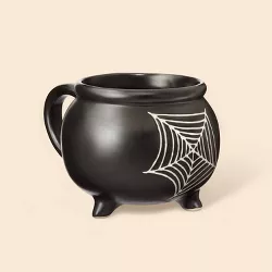 12oz Halloween Stoneware Cauldron Figural Mug - Spritz™