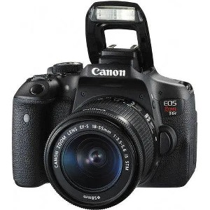 Canon EOS Rebel T6i/800D DSLR Camera with 18-55mm - 1 of 4