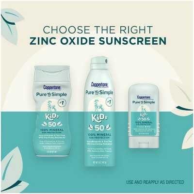 Coppertone Pure &#38; Simple Kid&#39;s Sunscreen Spray - SPF 50 - 5oz