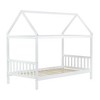 YOOCOZZ Twin Size Rubber Wood House Bed with Headboard and Footboard - 4 of 4
