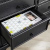 KTMBDW  Modern 6 Drawer Double Dresser for Bedroom with Black Pull ring, Adults & Kids Wide Dressers & Chests of Drawers for Hallway, Entryway - 4 of 4