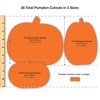FreshCut Crafts Punch Out Paper Cutouts, Fall Shapes, Leaves, Pumpkins & Apples, 144 Pieces - 3 of 4