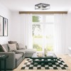 Globe Electric Memphis Light Flush Mount with Dimmable Light Option for Bedroom, Kitchen, Study, Living Room, and Indoor Space Use, Chrome - 4 of 4