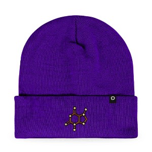Dalix Molecule Embroidered Beanie Science Warm Winter Knit Hat for Men - 1 of 4