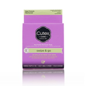 Cutex Swipe and Go Nail Polish Remover Pads - 10ct - 1 of 4