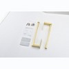 2 Pack Paper Towel Holder Wall Mount, Brushed gold Paper Towel Holder Under Cabinet, Self Adhesive Paper Towel Holders(12inch, 2 Pack) - 4 of 4