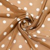 Elerevyo Women's Satin Polka Dots Square Contrast Color Silky Neck Scarves 27.6" 1 Pc - 4 of 4
