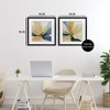 Stupell Industries Abstract Sunshine Florals 2pc Framed Print Under Glass Set - 3 of 4