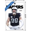 Trends International NFL Las Vegas Raiders - Maxx Crosby Feature Series 24 Framed Wall Poster Prints - 3 of 4