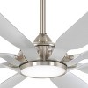 65" Minka Aire Future Brushed Nickel LED Outdoor Fan with Remote - 3 of 4