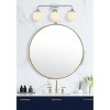 Elegant Lighting Hanson 28" Wall Sconce, Modern Elongated Wall Light - 2 of 4