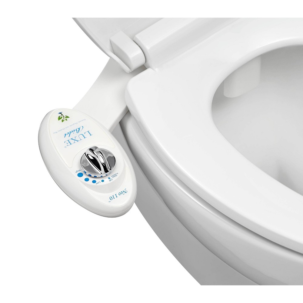 Photos - Toilet Seat Luxe Bidet NEO 110 Mechanical Bidet Attachment White - : Easy Install, Hygienic Bathroom Upgrade, Non-Electric 