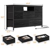 8 Drawers Dresser for Bedroom, Chest of Drawers with Fabric Bins, TV Stand Entertainment Center for Up to 55'', Fabric Closet Dresser for Hallway - 2 of 4