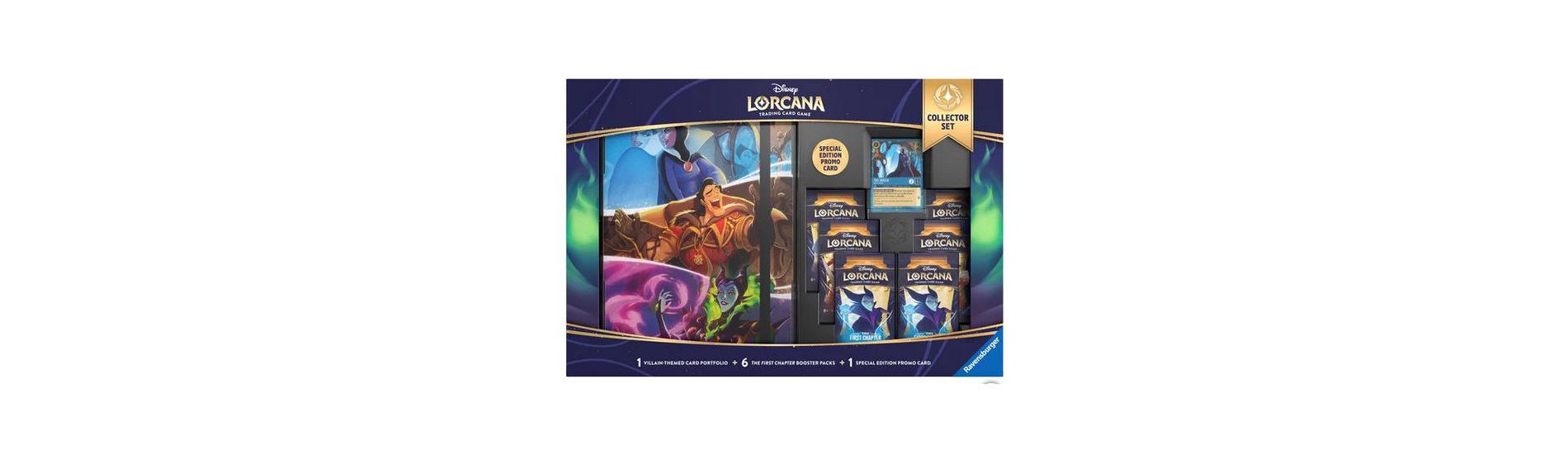 Ravensburger Disney Lorcana First Chapter Collector Set - 6 Packs, Portfolio, Promo Card