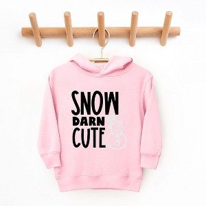 The Juniper Shop Snow Darn Cute Glitter Toddler Graphic Hoodie - 1 of 3