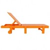 WestinTrends Ashore Modern Poly Reclining Chaise Lounge With Wheels - 3 of 3