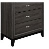 PAGED 5 Drawer Dresser Chest of Drawers Versatile Storage Cabinet with Metal handles and Metal Glide Rails for Living Room, Hallway, Office - 3 of 4