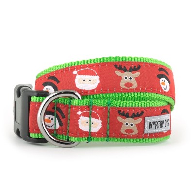 The Worthy Dog Bias Plaid Dog Collar - Tan - M : Target