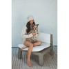 Women's Merino Blend Amara Boxy Crewneck in Wishbone by Tomorrow Studio - 2 of 4