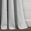 Lush Décor Boho Pom Pom Tassel Linen Window Curtain Panel Light Gray Single 52X95 - 3 of 4