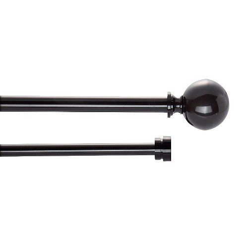 36 X66 Drapery Double Rod Set Finials Traditional Ball Oil Rubbed