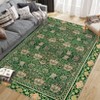 Metro Collection Area Rug - Non Slip, Stain Resistant, Washable Floral Design, Ideal for High Traffic Areas In Living Room, Bedroom - 3 of 4