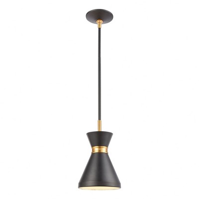Elk Home Modley 1 - Light Pendant in  Matte Black/Brushed Brass
