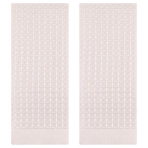 REGALWOVEN Bathroom Hotel Spa 100% Cotton Soft Absorbent Waffle Hand Towel 14 x 30 Inch 2 Pcs - 1 of 4