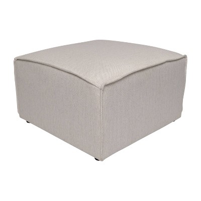Taylor & Logan Yenna Modular Ottoman: Padded, Polyester Upholstery, Wood Frame, 300 lbs Capacity