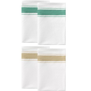 Unique Bargains Linen Cotton Absorbent Hotels Restaurants Kitchen Towels - 1 of 4