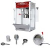 SEVOBAL Popcorn Poppers Commercial Popcorn Maker with 16oz Kettle 1440W Steel Frame and Tempered Glass for Parties, Red, 17.83"*14.96"*30.2" - 2 of 4