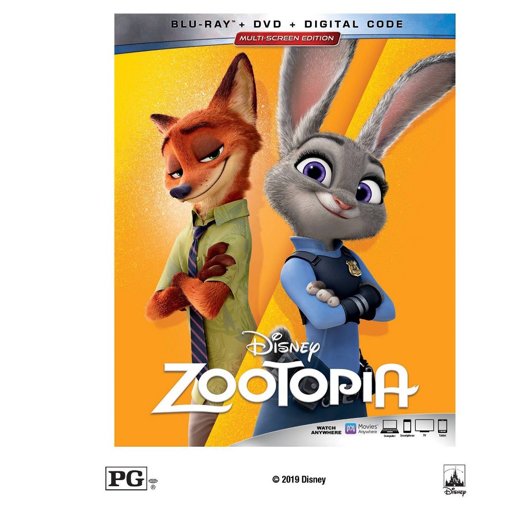 UPC 786936850345 product image for Zootopia (Blu-ray + DVD + Digital) | upcitemdb.com