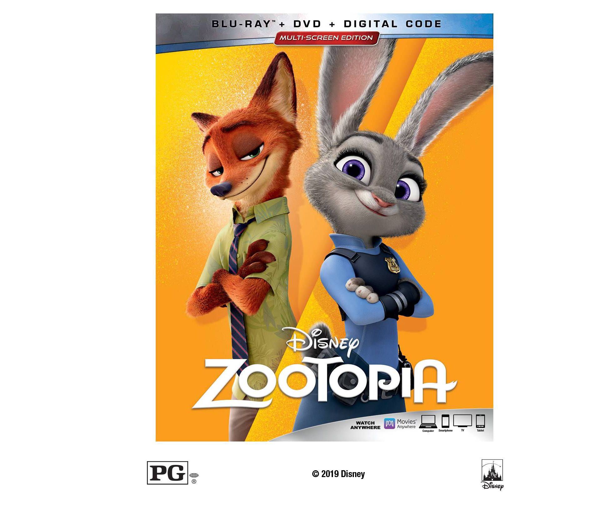 Zootopia (Blu-ray + DVD + Digital)