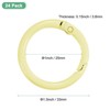 Unique Bargains Metal Spring O Rings Zinc Alloy Durable Multipurpose Lightweight Buckle - 3 of 4