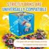 Strictly Briks Classic Bricks Set, 12 Colors, 1008 Pieces Building Bricks with 12" Collapsible Organizer Bin - image 4 of 4