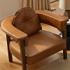 Art Leon Leather Chair with Ash Wood Frame - 4 of 4