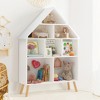 Arceso 4-Tier Dollhouse Bookshelf, Bookcase with Storage Display for Playroom & Nursery - 2 of 4