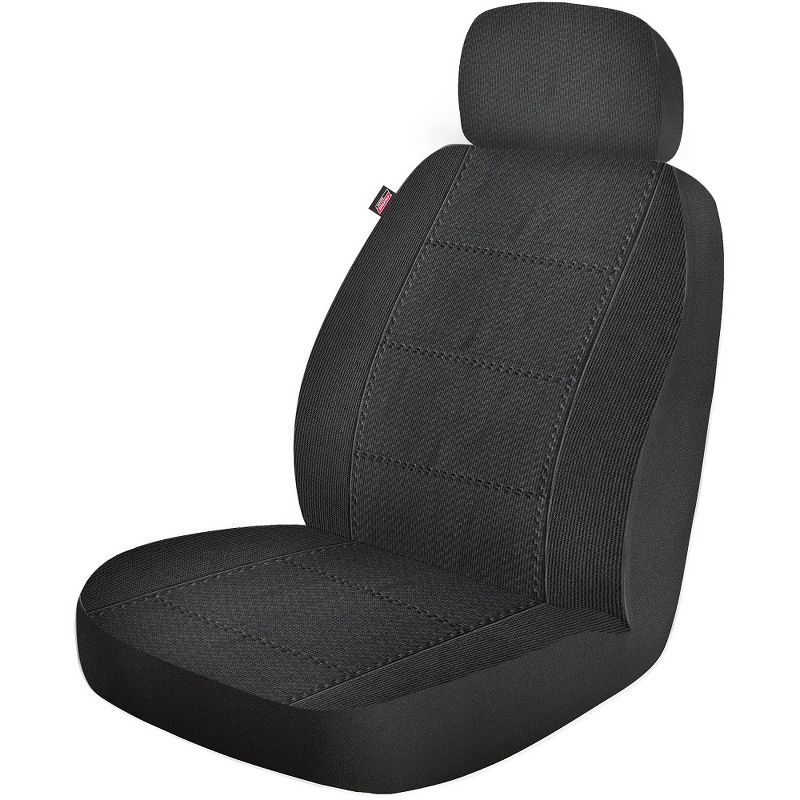 Dickies 2pc Custom LB Blair Seat Cover Automotive Interior Covers And Pads Black, 4 of 7