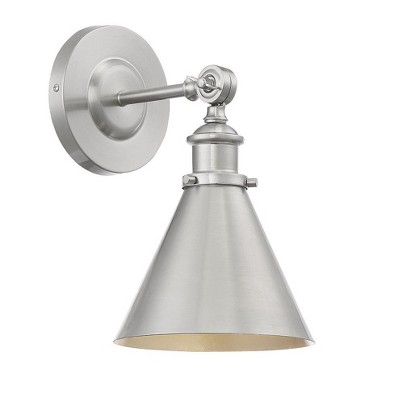 Savoy House Glenn 1 - Light Wall Light in  Satin Nickel
