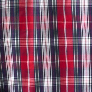 red plaid