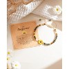 Sunflower Bracelet for Women Symbolizing Positivity Strength and Sunshine, Inspirational Gift with Adjustable Length - 4 of 4